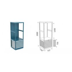 ESTANTERIA MODULAR CON CAJONES 115 E 3 1 18