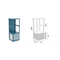ESTANTERIA MODULAR CON CAJONES 115 E 3 1 19