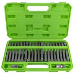 ESTUCHE 42 PIEZAS PARA TORNILLOS DE 12 Y 6 CANTOS TORX
