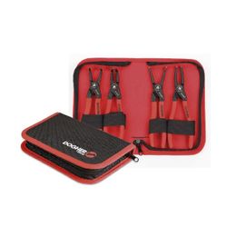ESTUCHE 4PCS ALICATES SEEGER PRO 180MM