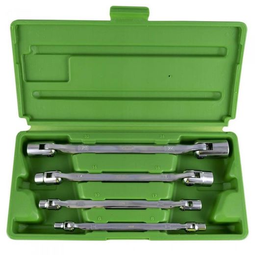 ESTUCHE CON 4 LLAVES DE VASO ARTICULADAS TORX