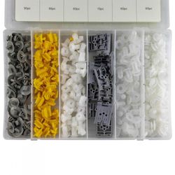 ESTUCHE DE CLIPS PLASTICOS RENAULT 300 PCS