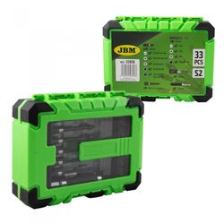 ESTUCHE DE PUNTAS DE IMPACTO CON ADAPTADORES S2 - ACABADO NEGRO