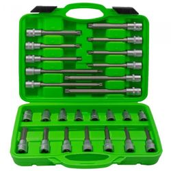 ESTUCHE DE PUNTAS PARA TORNILLOS DE 12 CANTOS 26 PIEZAS