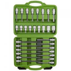 ESTUCHE DE PUNTAS PARA TORNILLOS HEXAGONALES 30 PIEZAS