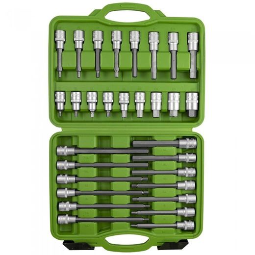 ESTUCHE DE PUNTAS PARA TORNILLOS HEXAGONALES 30 PIEZAS