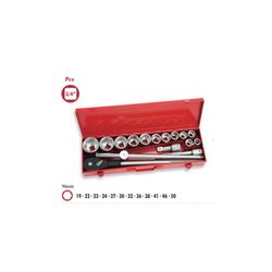 ESTUCHE METALICO 16 PZAS VASOS 3/4