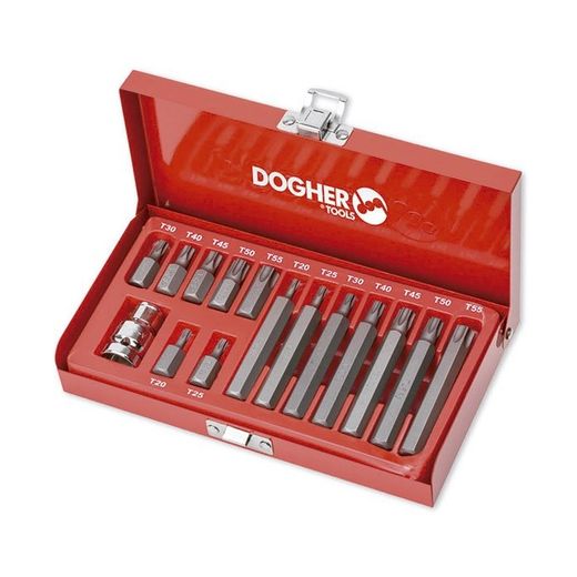 ESTUCHE PUNTAS 10MM TORX 15PCS