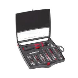 ESTUCHE PUNTAS CON DESTORNILLADOR FLEXIBLE 58PCS