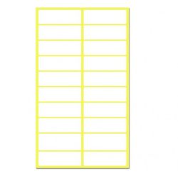 ETIQUETAS ADHESIVAS BLANCA 38 x 13 mm (PACK 500)