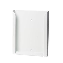 EXPOSITOR METALICO DE PARED A4 COLOR BLANCO