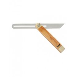 FALSA ESCUADRA. BASE DE MADERA CON DURALUMINIO 300MM