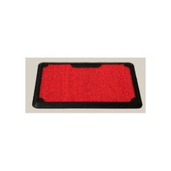 FELPUDO PRO-SAFE VINILO ROJO + BANDEJA 45 X 70