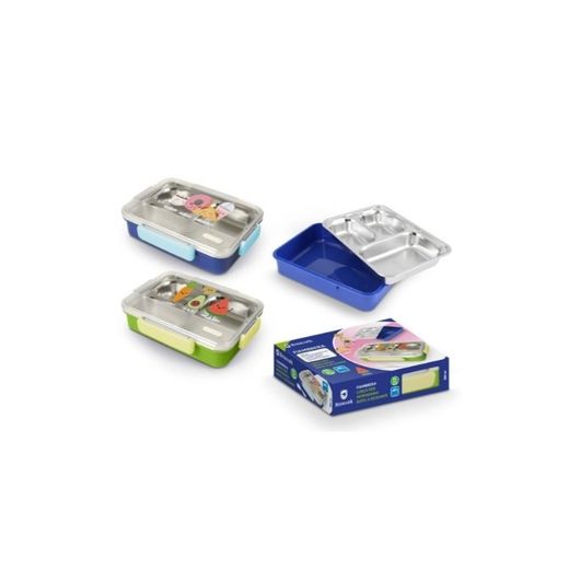 FIAMBRERA ALUMINIO 900 ML -3 COMPARTIMENTOS