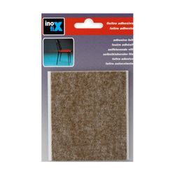 FIELTRO LANA ADHESIVO 100X85MM MARRON