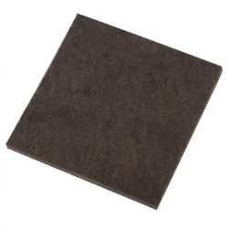 FIELTRO MARRON. PLACA 100X100 MM.