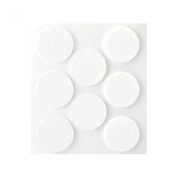 FIELTRO SINTETICO ADHESIVO D.27 MM BLANCO 4073-2-