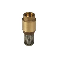 FILTRO EN ACERO INOX CON VALVULA DE RETENCION ROSCA H 1”
