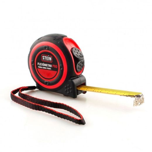 FLEXOMETRO STEIN PRO F/GOMA 5M.19MM.BL