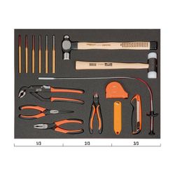 FOAM ALICATES, BOTADORES, MARTILLOS Y HTAS DE CORTE 25 PIEZAS