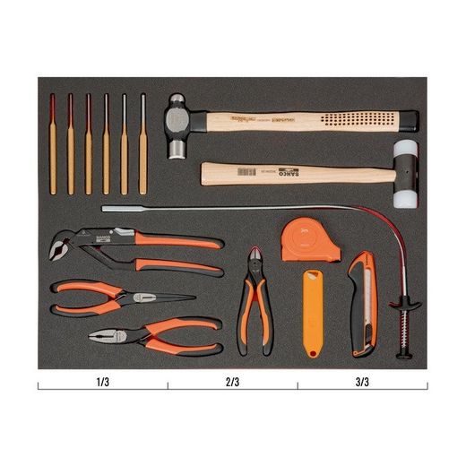 FOAM ALICATES, BOTADORES, MARTILLOS Y HTAS DE CORTE 25 PIEZAS