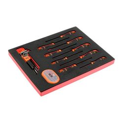 FOAM CON DESTORN., LLAVES HEX Y PUNTAS, 49 PZS