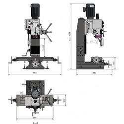 FRESADORA ENGRANAJES MB 4 230 V.