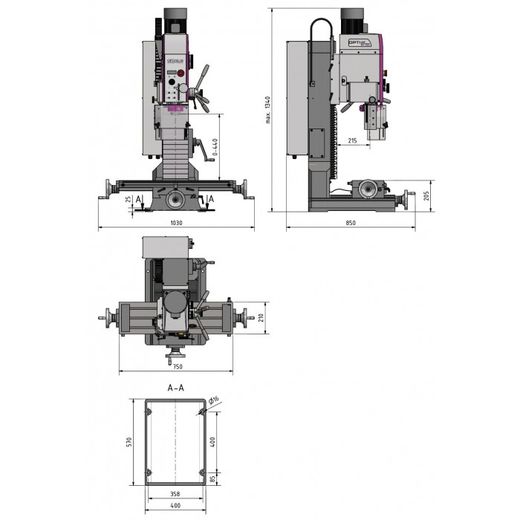 FRESADORA OPTIMILL MH35G