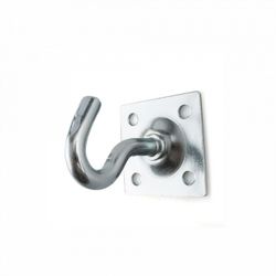 GANCHO C/BASE CUADRADO 45 X45MM. ZINCADO