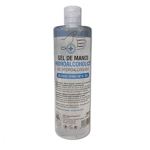 *GEL HIDROALCOHOLICO HIGIENIZANTE 500 ML