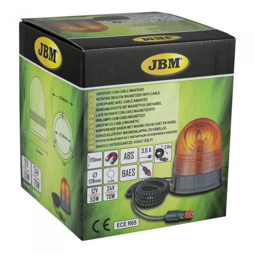 GIROFARO CON CABLE IMANTADO H1 12V-55W