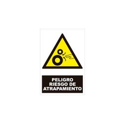 GLASSPACK 0,7 230*340 MM PELIGRO RIESGO DE ATRAPAMIENT