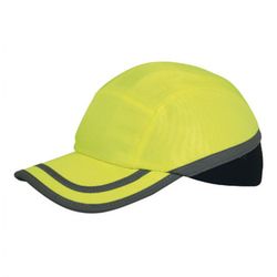 GORRA ANTIGOLPES GRIS AMARILLO