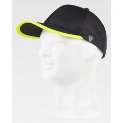 GORRA REF.WFA907 NEGRO+AMARILLO A.V. T-U