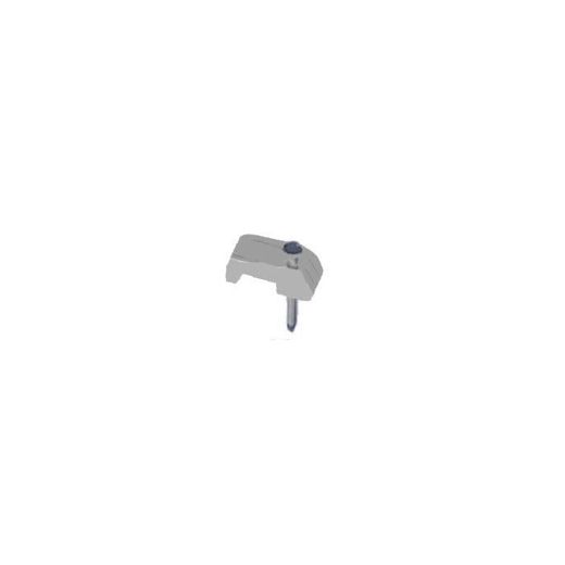 GRAPA PARA CABLE PLANO 10X3,5MM GRIS (100UND.)