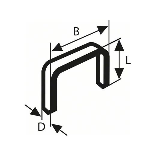 GRAPA TIPO 53:11,4X0,74X12MM:1.000UDS
