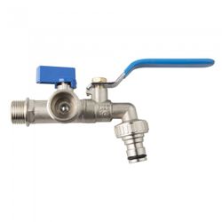 GRIFO ESFERA MANGUERA 1/2X3/4X3/4 E/RAP.LAT
