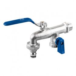 GRIFO ESFERA MANGUERA 1/2X3/4X3/4 E/RAP.VER