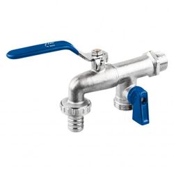 GRIFO ESFERA MANGUERA 1/2X3/4X3/4 VERTICAL