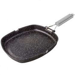 GRILL ALUMINIO FUNDIDO PIEDRA M/ABATIBLE SUPERFICIE LISA 28