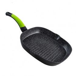 GRILL ALUMINO F. PIEDRA ECOL. SUPERFICIE RAYA.24 CM
