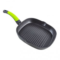 GRILL ALUMINO F. XYLAN ECOL. SUPERFICIE RAYA.28 CM.