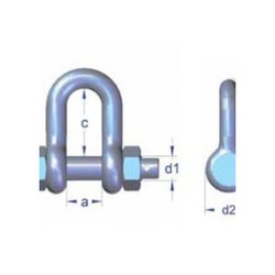 GRILLETE ALTA RESISTENCIA RECTO MOD.HA-1 DE 2.00TNS (1/2")