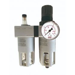 GRUPO FILT.RO REDUCTOR LUBRICADOR 1/4". 240LT./MIN. CON MANOMETRO