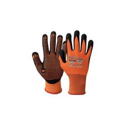 GUANTE 15G NYLON, RECUBRIMIENTO NITRILO FOAM, PUNTOS PVC. T-7
