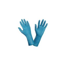 GUANTE DEXPURE 801-30 LATEX PESADO S/EMPOLVAR AZUL (CAJA 50GTS) 9