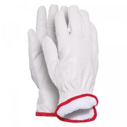GUANTE FLOR FORRADO COLOR: BLANCO T-10