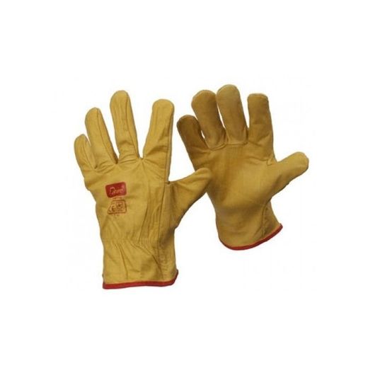 GUANTE FLOR VACUNO 1º CALIDAD AMARILLO T.10