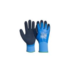 GUANTE FORRO TERRY, DOBLE RECUBRIMIENTO LATEX, IMPERMEABLE. T-9