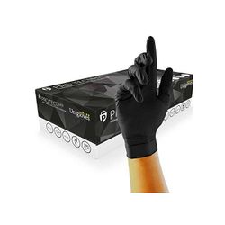 GUANTE GA0044- PRO.TEC BLACK PF T-L (100U)